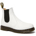 Women's Dr. Martens 2977 Yellow Stitch Smooth in White sku: R26228100