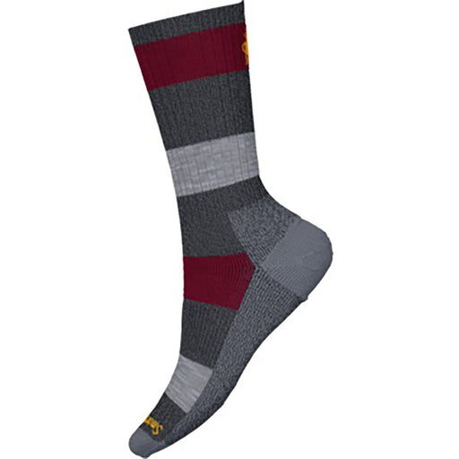Quarter view Men's Smartwool Sock style name Everyday Barnsley Crew color Charcoal. Sku: SW001880003