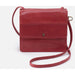 Quarter view Women's Hobo Hand Bag style name Jill Wallet Crossbody in color Cranberry. Sku: VI-32471CRAN