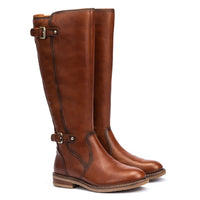 Quarter view Women's Pikolinos Footwear style name Aldaya 9621 in color Cuero. Sku: W8J-9621CUE