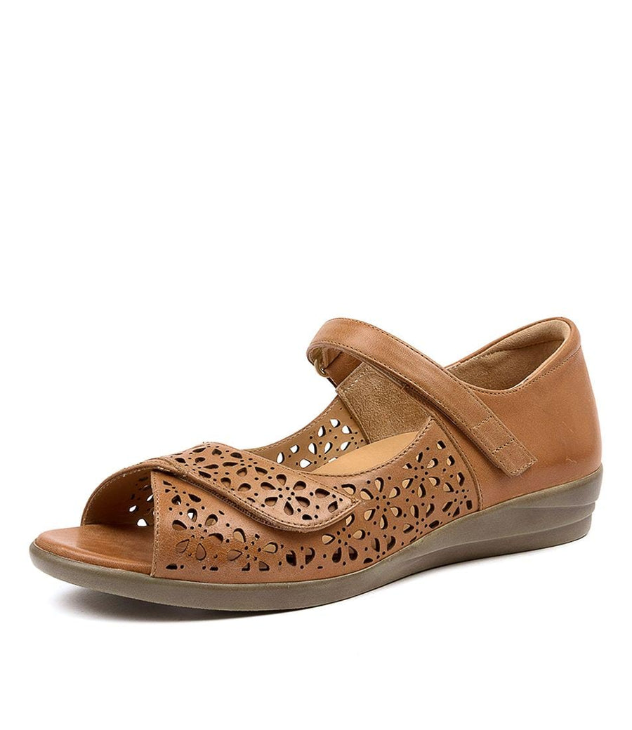 Women's Ziera Daffodil in Tan Leather sku: ZR10104TANLE