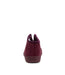 Women's Shoe, Brand Ziera in Mulberry/ Berry Microsuede shoe image back view