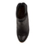 Overhead view Women's Ziera Footwear style name Grale in Black Leather. Sku: ZR10287BLALE